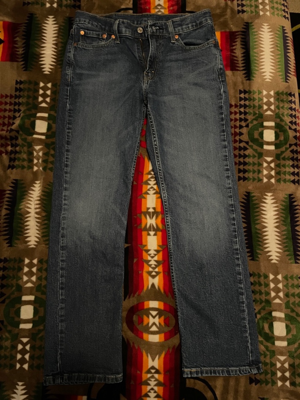 Levi Men's Mid Wash Denim Jeans - Classic Five Pocket